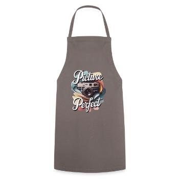 Picture Perfect - Cooking Apron - grey - Front - AI Model Male 185 dark (185cm)