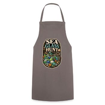 SEA GLASS HUNT - Kochschürze - Grau - Vorne - AI Model Male 185 dark (185cm)