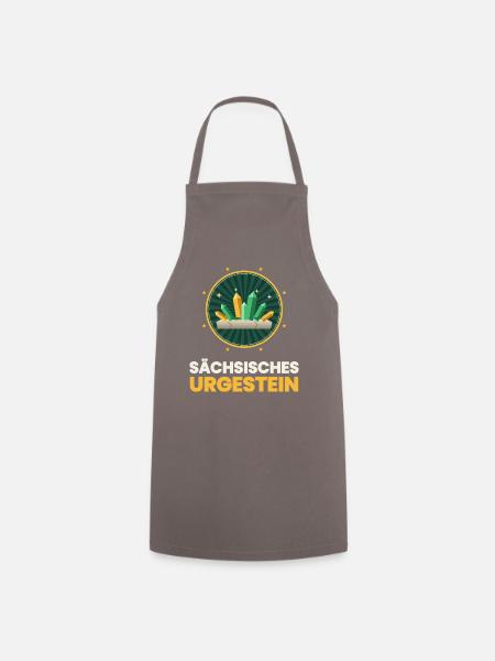 SACHSEN SÄCHSISCHES URGESTEIN - Kochschürze - Grau
