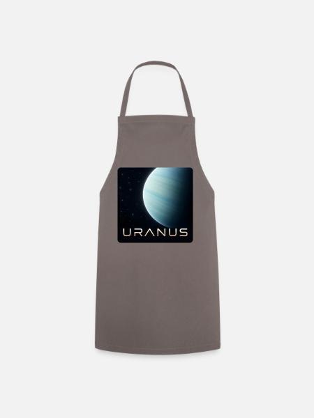 Uranus-30cm - Kochschürze - Grau