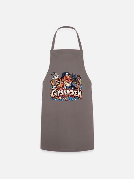 Gipsnacken Kiez - Kochschürze - Grau