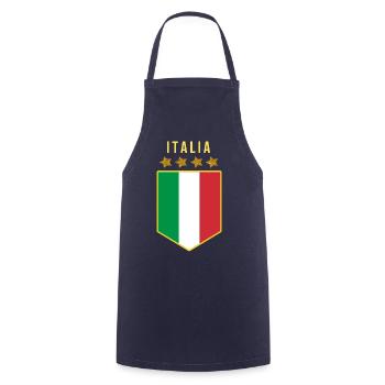 Italien Jersey FORZA AZZURI 2021 - Kochschürze - Navy - Vorne - AI Model Male 185 dark (185cm)