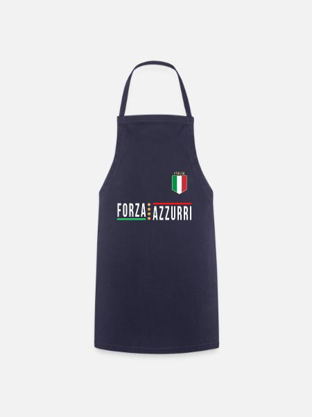Italien Jersey FORZA AZZURI 2021 - Kochschürze - Navy