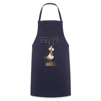 Witziger Spruch Englisch lustig Sticker - Kochschürze - Navy - Vorne - AI Model Male 185 dark (185cm)