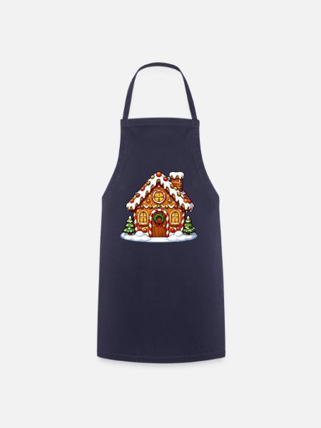 Zimtglockenhaus Winterzauber - Kochschürze - Navy