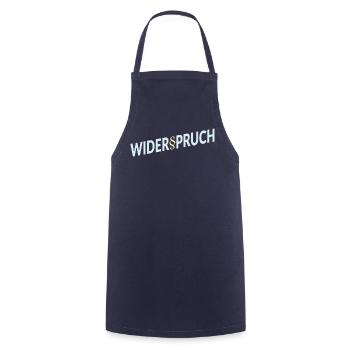 Jura Rechtsanwalt Widerspruch - Kochschürze - Navy - Vorne - AI Model Male 185 dark (185cm)
