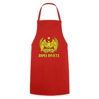 roma invicta rom römisch reich spqr - Kochschürze - Rot - Vorne - AI Model Male 185 dark (185cm)
