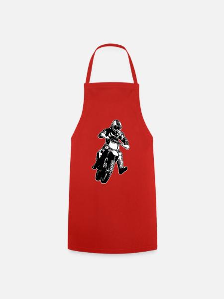 enduro rider - Kochschürze - Rot