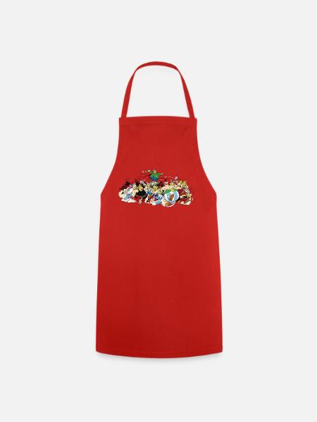 Asterix Gauls Attack - Cooking Apron - red