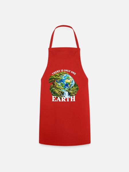 Erde: Einzigartige Naturwelt - Kochschürze - Rot