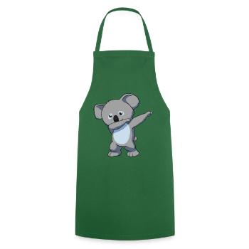 Koala Koalabär - Kochschürze - Grün - Vorne - AI Model Male 185 dark (185cm)