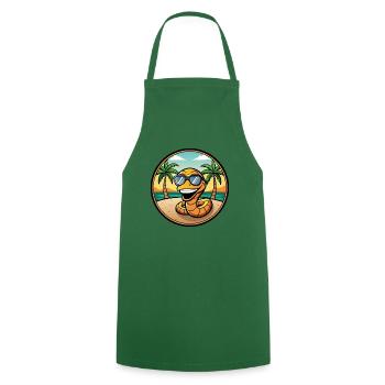 Schlange Lustige Cartoon Sommer Strand Sonnenbrille Cool - Kochschürze - Grün - Vorne - AI Model Male 185 dark (185cm)