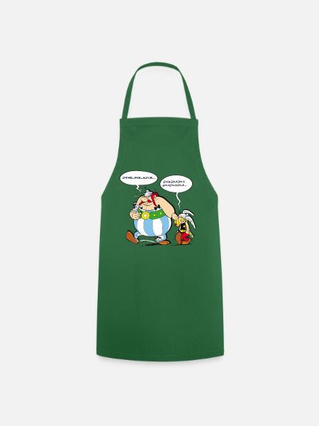 Asterix & Obelix Boudeur - Tablier de cuisine - vert foncé