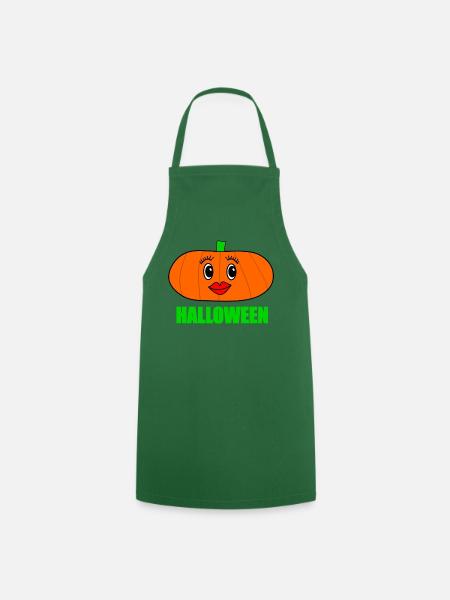 HALLOWEEN. KÜRBIS. HALLOWEEN-KÜRBIS - Kochschürze - Grün