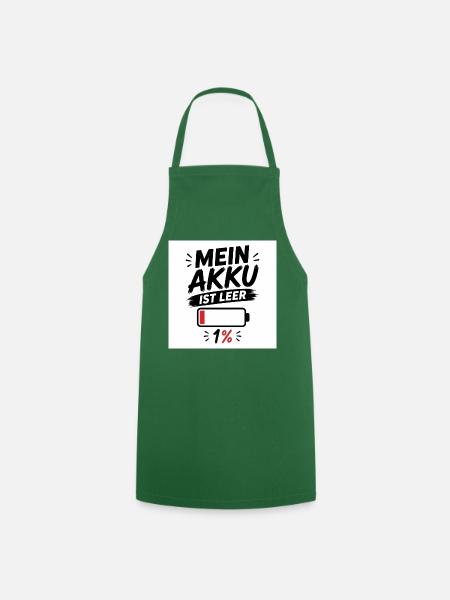 Modernes Design – Einzigartige Geschenkidee - Kochschürze - Grün