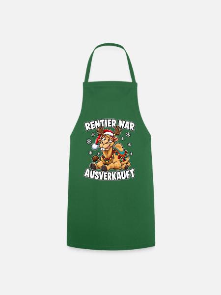 Rentier war Ausverkauft Kamel - Kochschürze - Grün