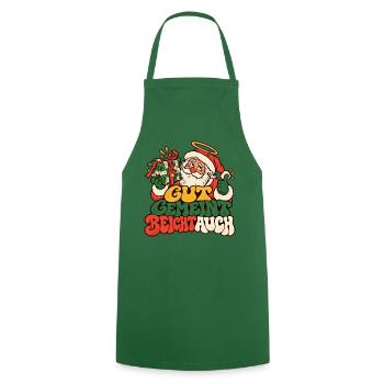 Gut gemeint Weihnachtsmann Geschenk Lustiger Spruc - Kochschürze - Grün - Vorne - AI Model Male 185 dark (185cm)