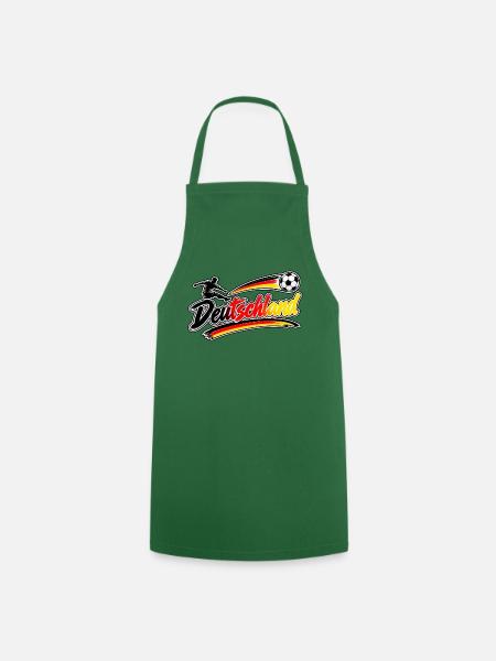 DeutschlandFussball - Kochschürze - Grün