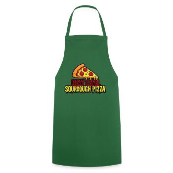 Next Level Sourdough Pizza  - Kochschürze - Grün - Vorne - AI Model Male 185 dark (185cm)