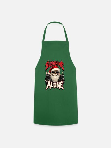 Sleh Me Alone, Santa Rock - Kochschürze - Grün