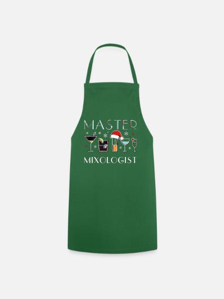 Master Mixologist Barkeeper Cocktail Weihnachten - Kochschürze - Grün