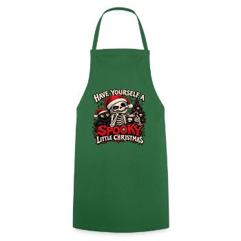Gothmas – Dunkles Weihnachten - Kochschürze - Grün - Vorne - AI Model Male 185 dark (185cm)