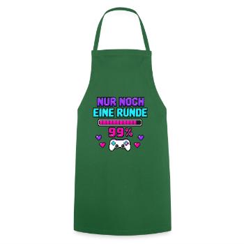 Gaming Lover - Kochschürze - Grün - Vorne - AI Model Male 185 dark (185cm)