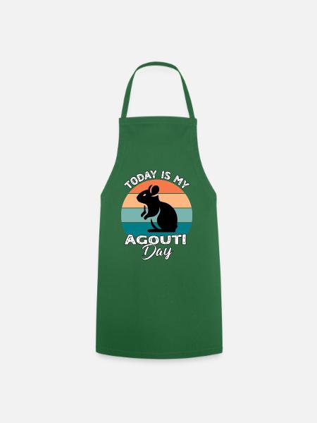 Aguti Agouti - Kochschürze - Grün