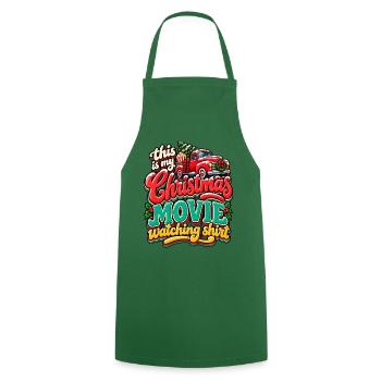 Weihnachtsfilm Retro Truck Shirt - Kochschürze - Grün - Vorne - AI Model Male 185 dark (185cm)