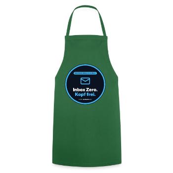 Inbox Zero. Kopf Frei. Büro Shirt - Kochschürze - Grün - Vorne - AI Model Male 185 dark (185cm)