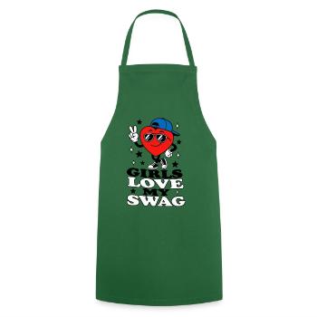  Girls Love My Swag Jungs Teenager Cool - Kochschürze - Grün - Vorne - AI Model Male 185 dark (185cm)