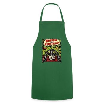 Koffein oder Katastrophe Horror-Ameise Retro Comic - Kochschürze - Grün - Vorne - AI Model Male 185 dark (185cm)