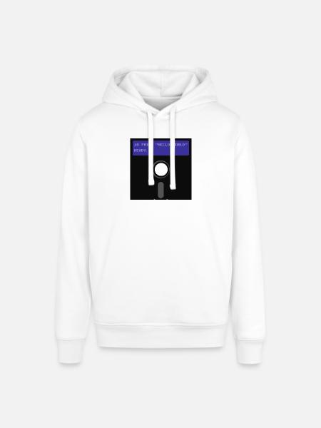 floppy disk - Stanley/Stella SOUNDER Unisex Hoodie - white