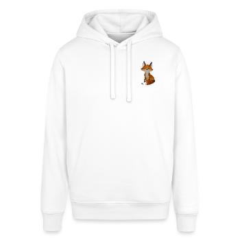 Schlau wie ein Fuchs - T-Shirts, Babykleidung - Stanley/Stella Unisex Hoodie SOUNDER - Weiß - Vorne - Alina (178cm) & Michal (187cm)