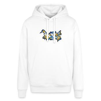 FCCZJ Graffiti - Stanley/Stella Unisex Hoodie SOUNDER - Weiß - Vorne - Alina (178cm) & Michal (187cm)