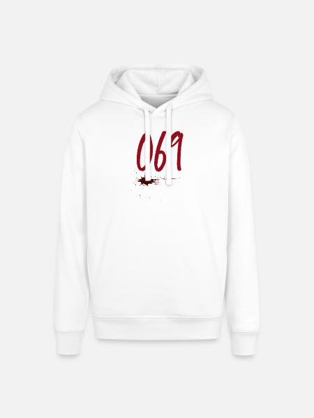 Postal Code Frankfurt 069 - Stanley/Stella SOUNDER Unisex Hoodie - white