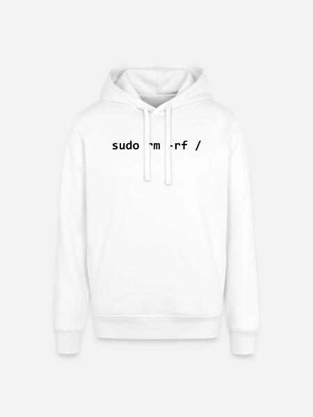 sudo rm rf - Stanley/Stella Unisex Hoodie SOUNDER - Weiß
