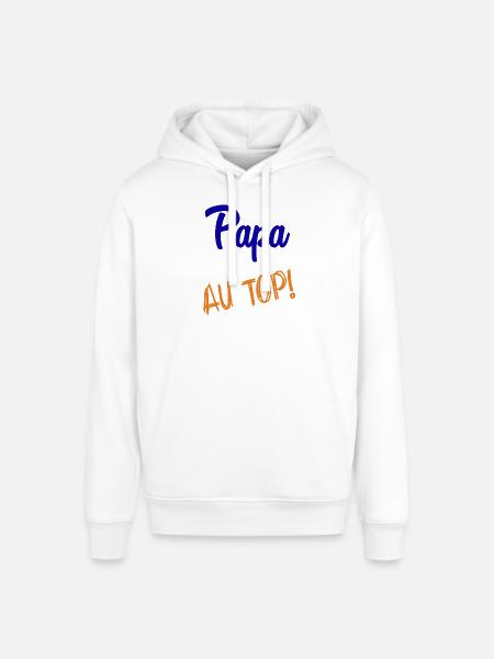 DAD - Stanley/Stella SOUNDER Unisex Hoodie - white