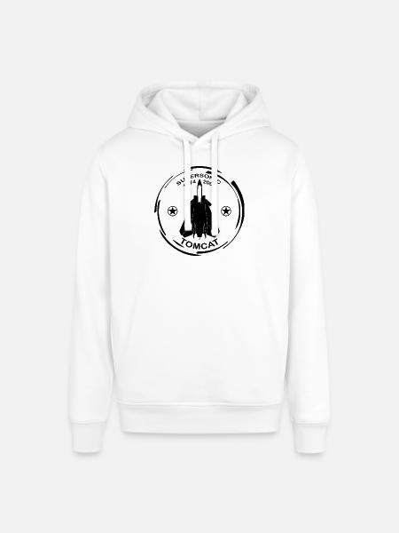Plane F14 Tomcat - Stanley/Stella SOUNDER Unisex Hoodie - white