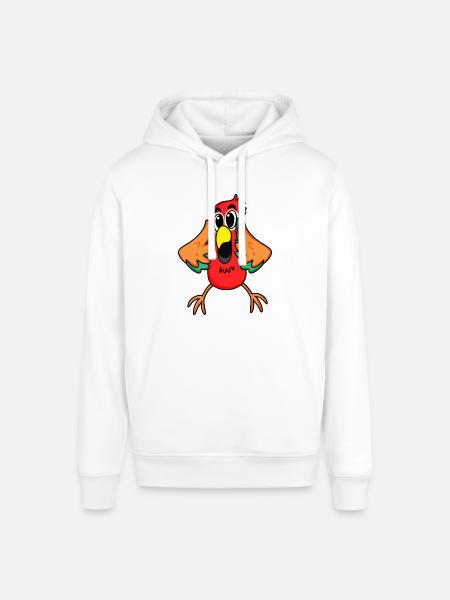 Parrot jungle - Stanley/Stella SOUNDER Unisex Hoodie - white