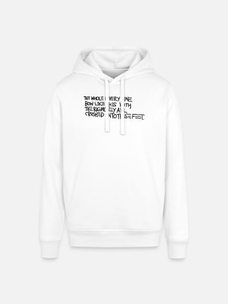 Basquiat - Stanley/Stella Unisex Hoodie SOUNDER - Weiß