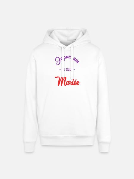 MARIEE. FUTURE MARIEE - Sweat à capuche SOUNDER Stanley/Stella Unisexe - blanc
