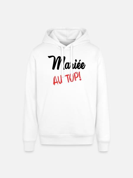FUTURE MARIEE - Sweat à capuche SOUNDER Stanley/Stella Unisexe - blanc