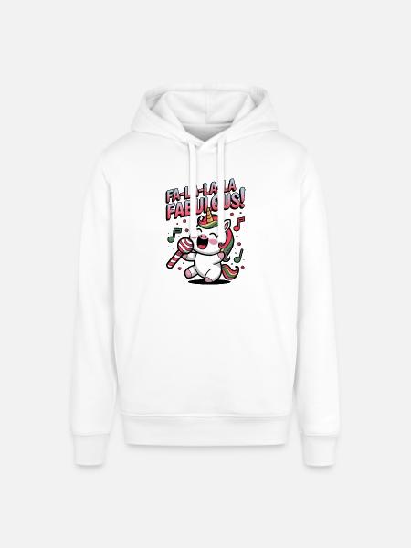 Fa-la-la-la Fabulous! - Stanley/Stella SOUNDER Unisex Hoodie - white
