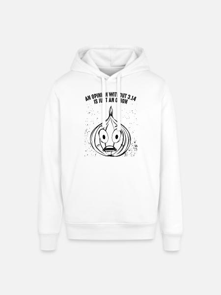 Math Pi onion - Stanley/Stella SOUNDER Unisex Hoodie - white