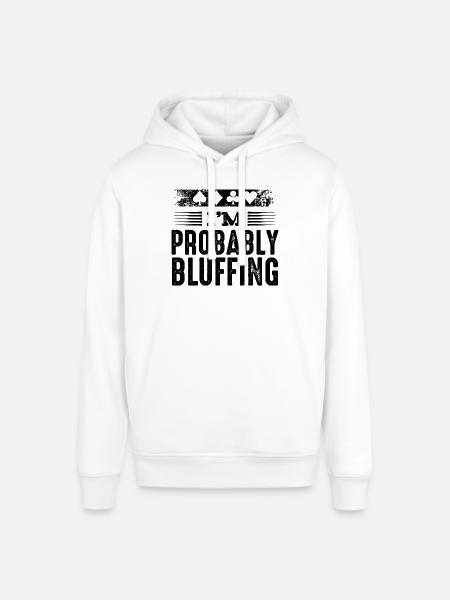 Poker - Stanley/Stella SOUNDER Unisex Hoodie - white