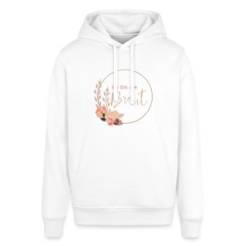 Ich bin die Braut - Stanley/Stella Unisex Hoodie SOUNDER - Weiß - Vorne - Alina (178cm) & Michal (187cm)