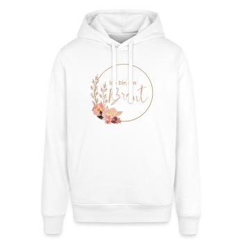 Ich bin die Braut - Stanley/Stella Unisex Hoodie SOUNDER - Weiß - Vorne - Alina (178cm) & Michal (187cm)