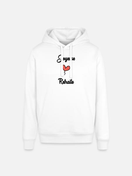 COLLEAGUE. START. RETIREMENT - Stanley/Stella SOUNDER Unisex Hoodie - white
