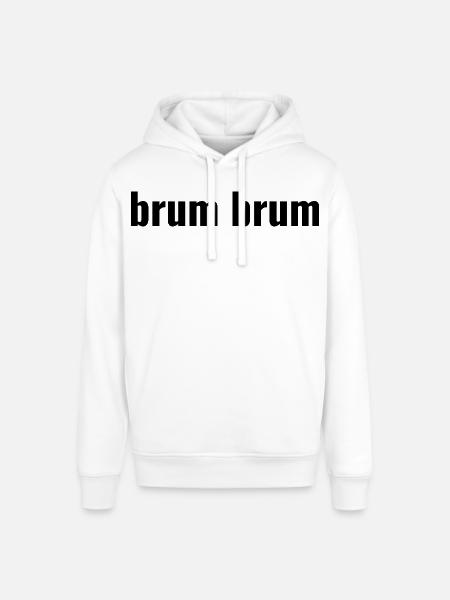 Brum Brum - Sweat à capuche SOUNDER Stanley/Stella Unisexe - blanc